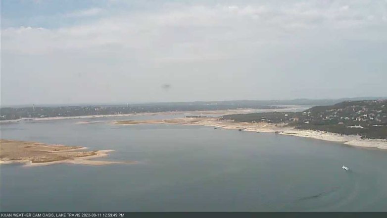 Lake Travis webcam, September 11, 2023 1:00 PM CT