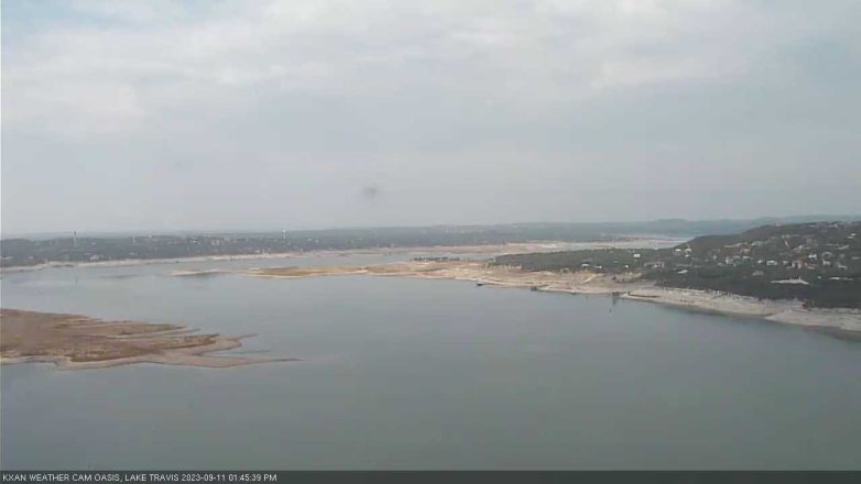 Lake Travis webcam, September 11, 2023 1:45 PM CT