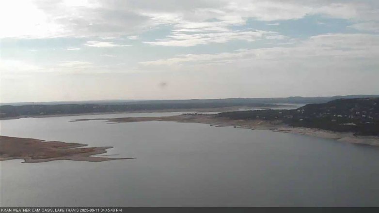 Lake Travis webcam, September 11, 2023 4:45 PM CT