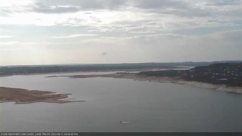 Lake Travis webcam, September 11, 2023 5:00 PM CT