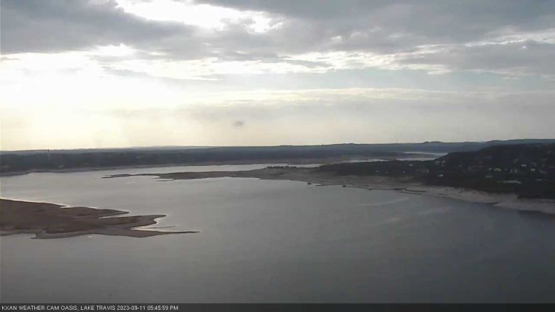 Lake Travis webcam, September 11, 2023 5:45 PM CT