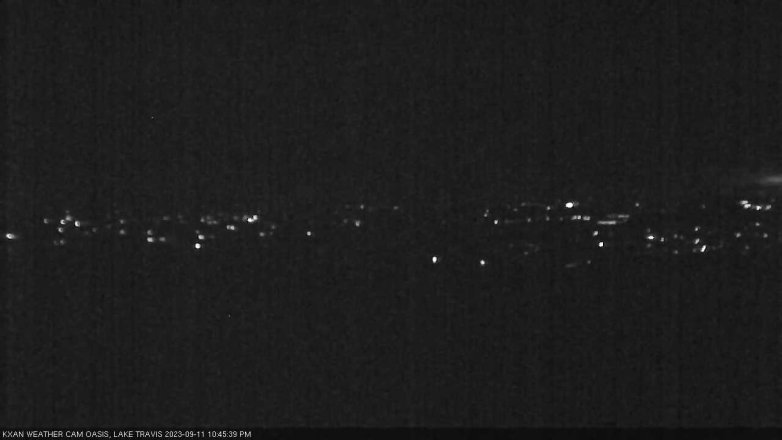 Lake Travis webcam, September 11, 2023 10:45 PM CT