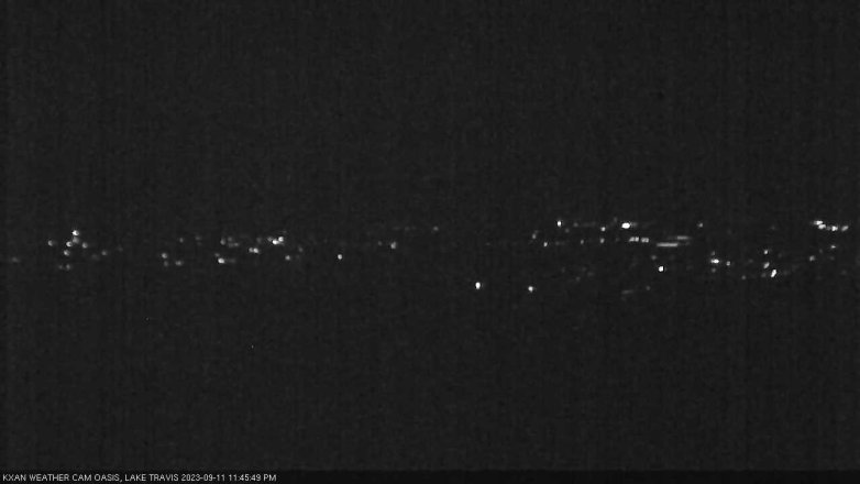 Lake Travis webcam, September 11, 2023 11:45 PM CT