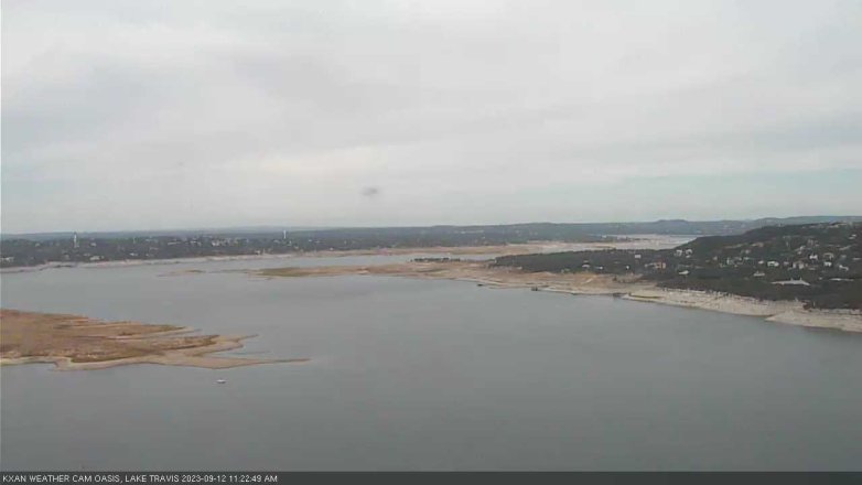 Lake Travis webcam, September 12, 2023 11:25 AM CT