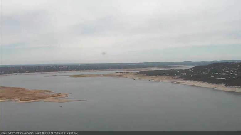 Lake Travis webcam, September 12, 2023 11:45 AM CT