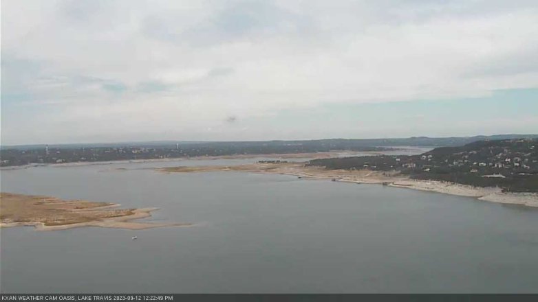 Lake Travis webcam, September 12, 2023 12:25 PM CT