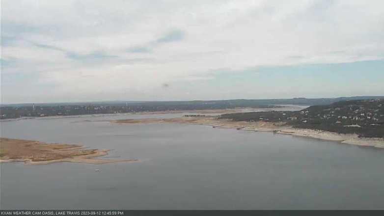 Lake Travis webcam, September 12, 2023 12:45 PM CT