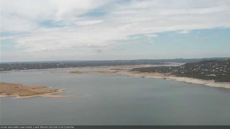 Lake Travis webcam, September 12, 2023 1:25 PM CT