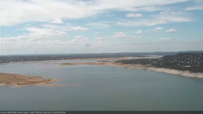Lake Travis webcam, September 12, 2023 2:45 PM CT