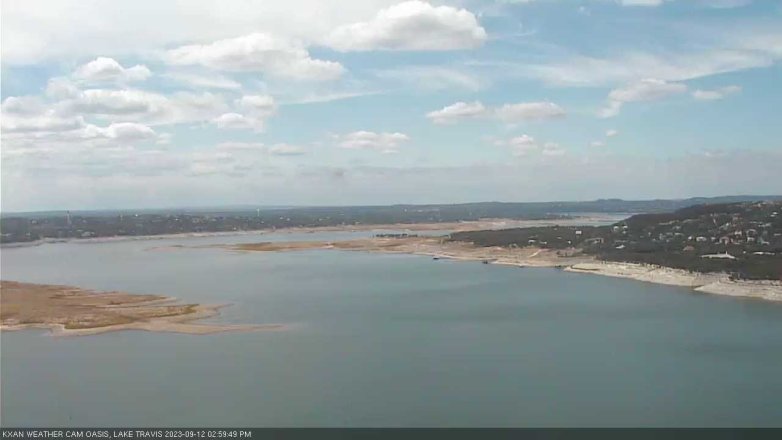 Lake Travis webcam, September 12, 2023 3:00 PM CT