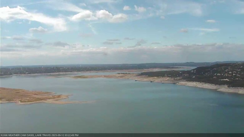 Lake Travis webcam, September 12, 2023 3:25 PM CT