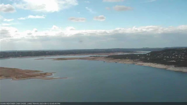 Lake Travis webcam, September 12, 2023 3:45 PM CT