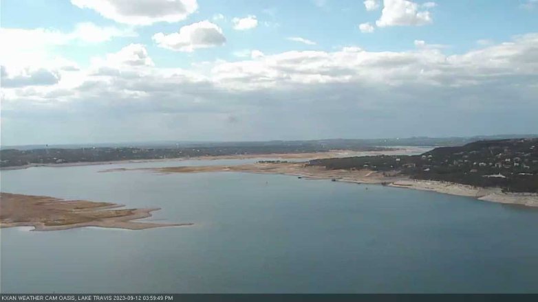Lake Travis webcam, September 12, 2023 4:00 PM CT