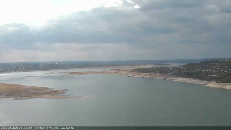 Lake Travis webcam, September 12, 2023 4:45 PM CT