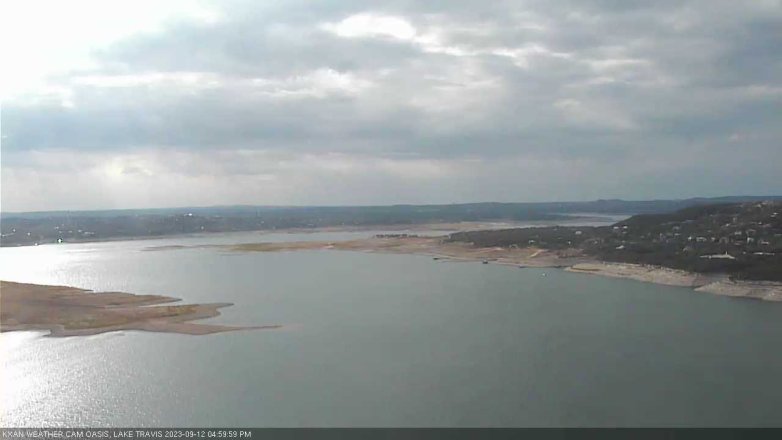 Lake Travis webcam, September 12, 2023 5:00 PM CT