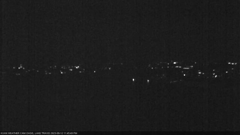 Lake Travis webcam, September 12, 2023 11:45 PM CT
