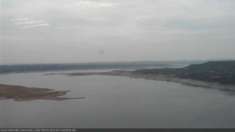 Lake Travis webcam, September 13, 2023 9:00 AM CT