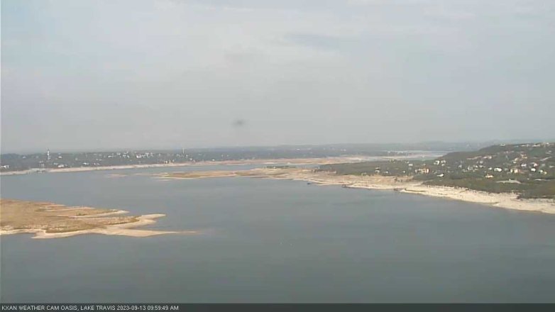 Lake Travis webcam, September 13, 2023 10:00 AM CT