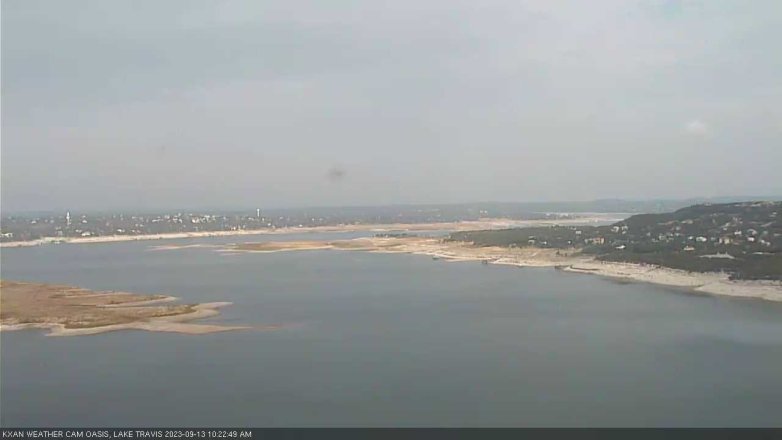 Lake Travis webcam, September 13, 2023 10:25 AM CT