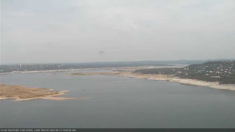 Lake Travis webcam, September 13, 2023 10:45 AM CT