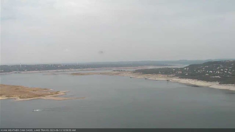 Lake Travis webcam, September 13, 2023 11:00 AM CT