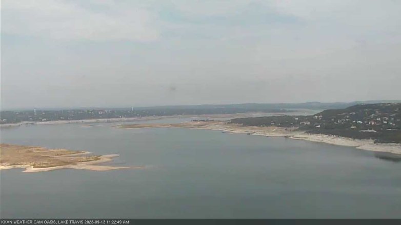 Lake Travis webcam, September 13, 2023 11:25 AM CT