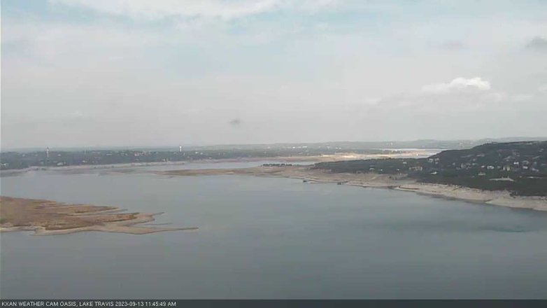 Lake Travis webcam, September 13, 2023 11:45 AM CT