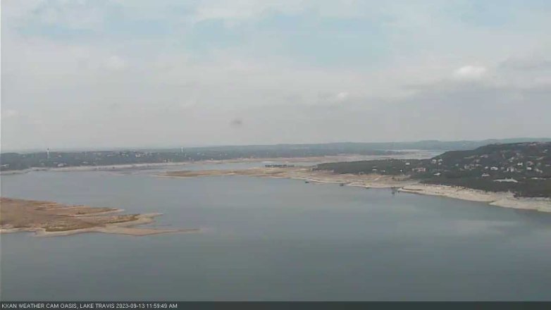 Lake Travis webcam, September 13, 2023 12:00 PM CT