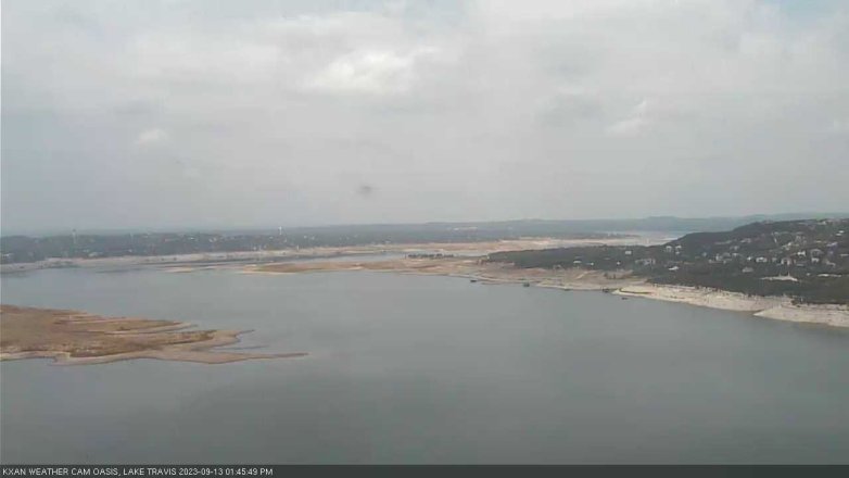Lake Travis webcam, September 13, 2023 1:45 PM CT