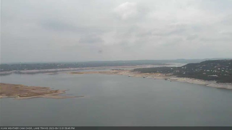 Lake Travis webcam, September 13, 2023 2:00 PM CT