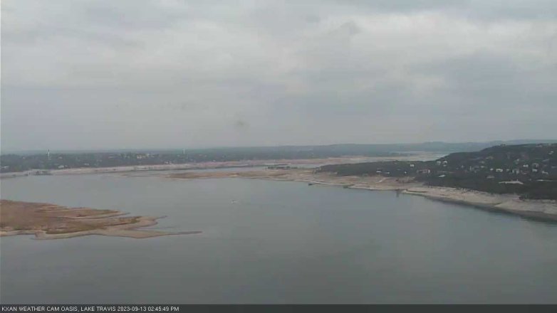 Lake Travis webcam, September 13, 2023 2:45 PM CT