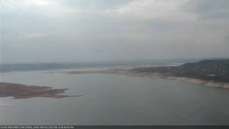 Lake Travis webcam, September 13, 2023 4:45 PM CT