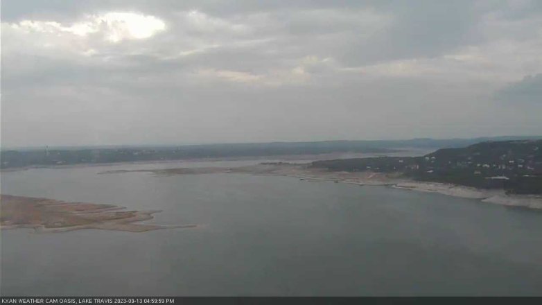 Lake Travis webcam, September 13, 2023 5:00 PM CT