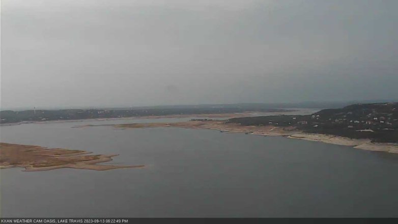 Lake Travis webcam, September 13, 2023 6:25 PM CT