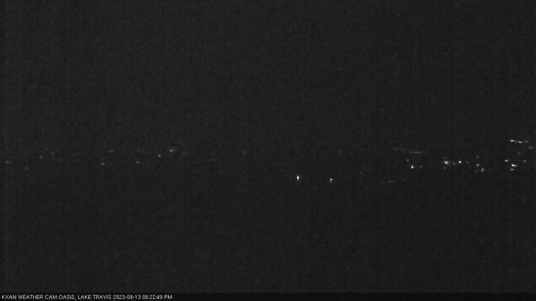 Lake Travis webcam, September 13, 2023 8:25 PM CT