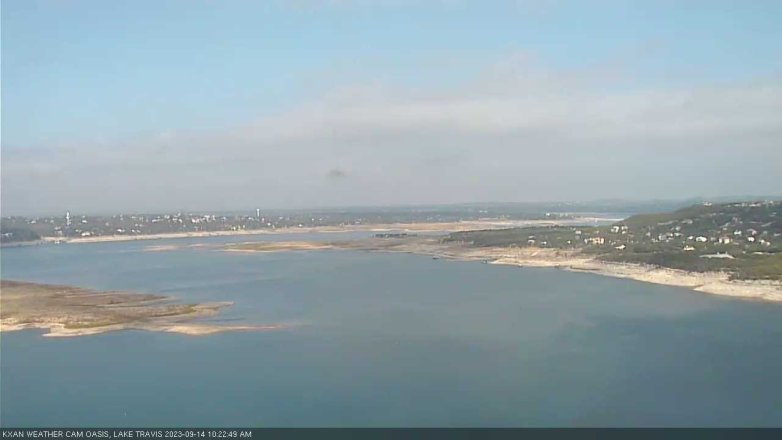 Lake Travis webcam, September 14, 2023 10:25 AM CT