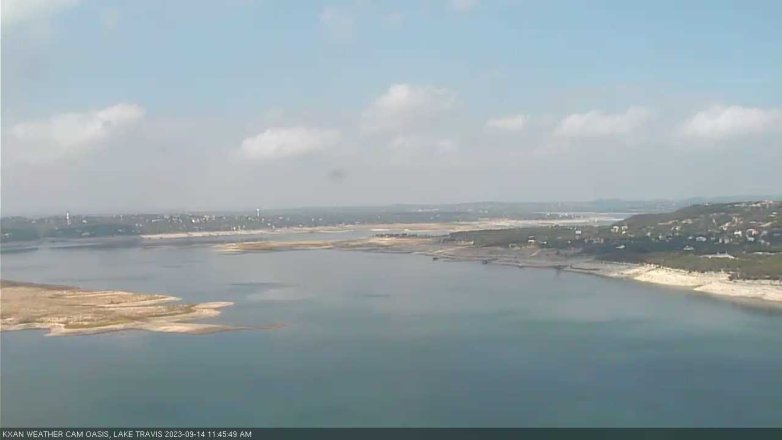 Lake Travis webcam, September 14, 2023 11:45 AM CT