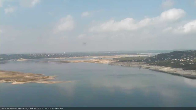 Lake Travis webcam, September 14, 2023 12:00 PM CT