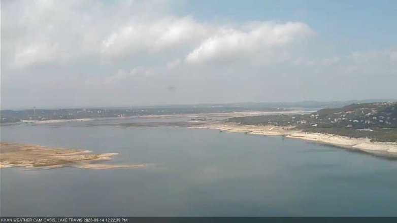 Lake Travis webcam, September 14, 2023 12:25 PM CT