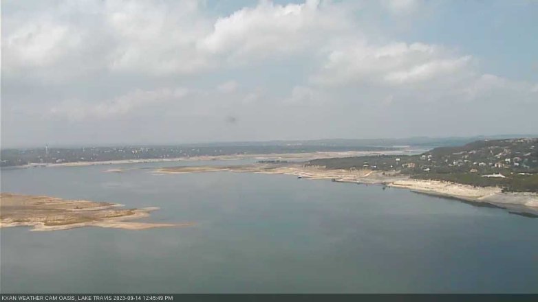 Lake Travis webcam, September 14, 2023 12:45 PM CT