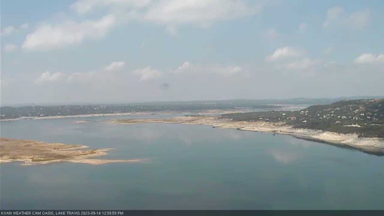 Lake Travis webcam, September 14, 2023 1:00 PM CT