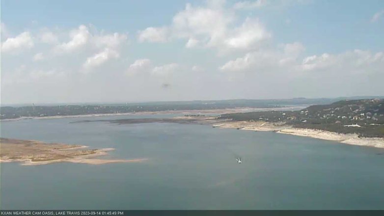 Lake Travis webcam, September 14, 2023 1:45 PM CT