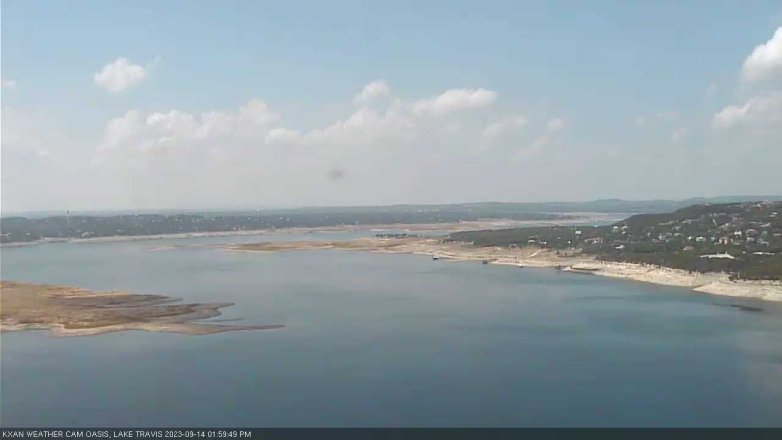 Lake Travis webcam, September 14, 2023 2:00 PM CT