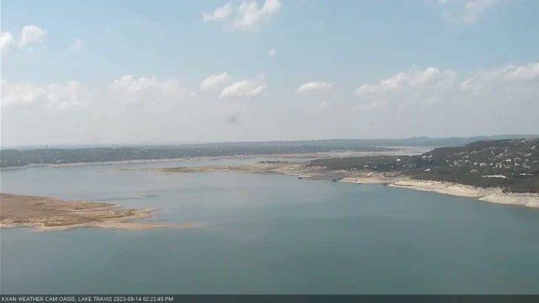 Lake Travis webcam, September 14, 2023 2:25 PM CT