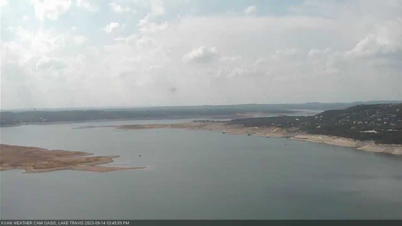 Lake Travis webcam, September 14, 2023 3:45 PM CT