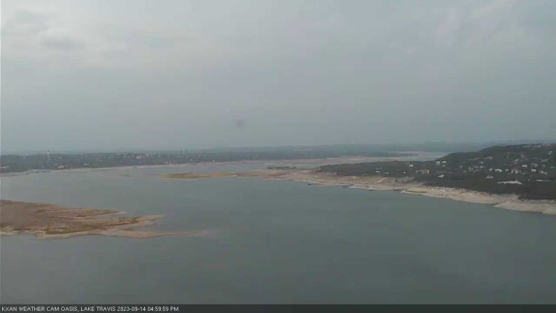 Lake Travis webcam, September 14, 2023 5:00 PM CT