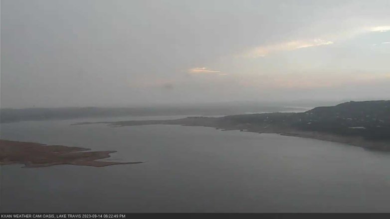 Lake Travis webcam, September 14, 2023 6:25 PM CT