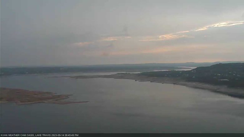 Lake Travis webcam, September 14, 2023 6:45 PM CT