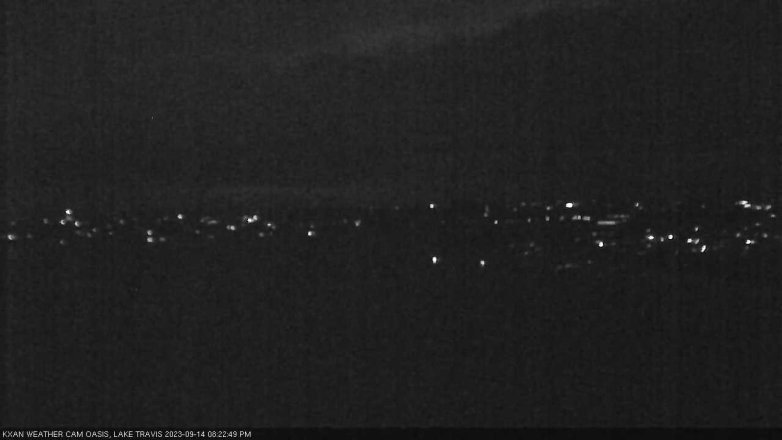 Lake Travis webcam, September 14, 2023 8:25 PM CT