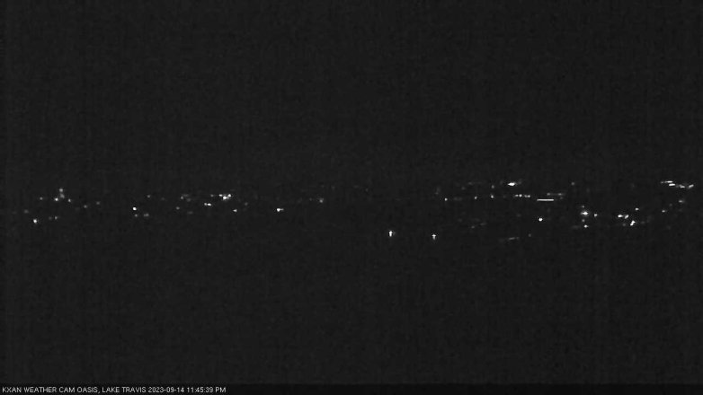 Lake Travis webcam, September 14, 2023 11:45 PM CT